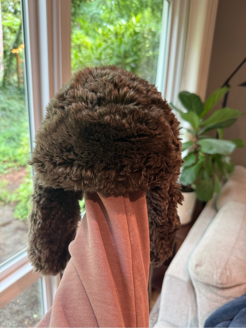 Restoration Hardware Luxe Faux Fur Russian Ushanka Hat